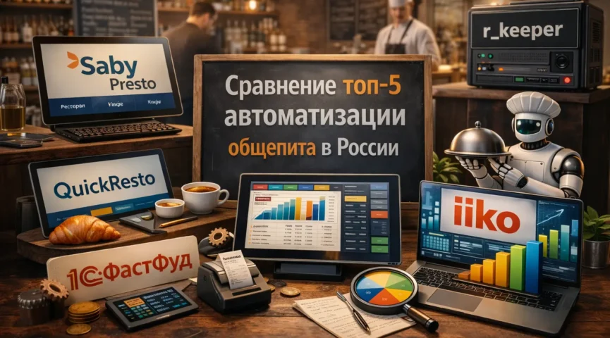 Сравнительный анализ топ-5 систем автоматизации общепита на российском рынке
